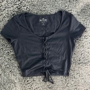 Hollister Lace-Up Top